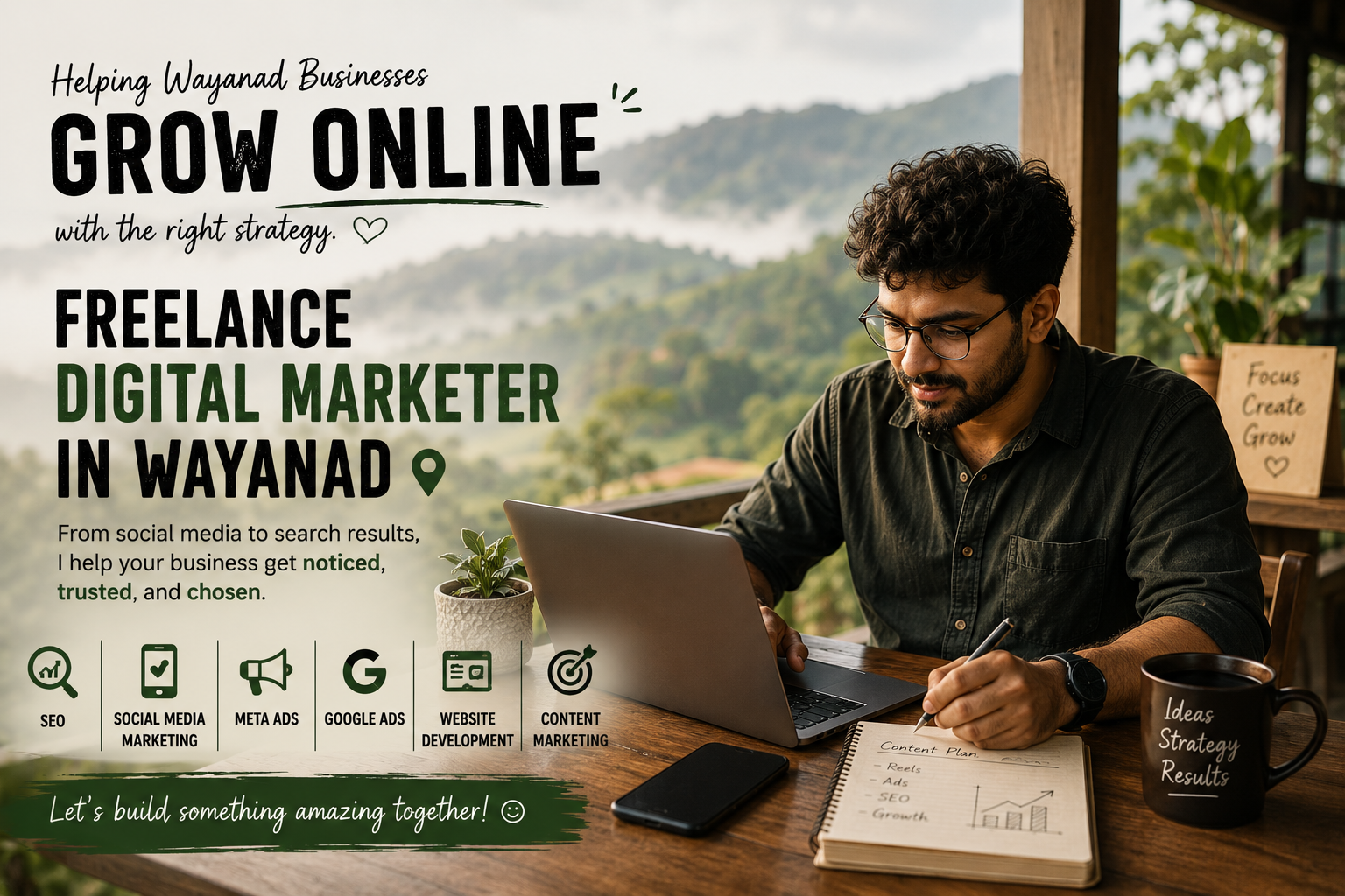 Freelance Digital Marketer in Wayanad: Turning Local Businesses Into Online Brands